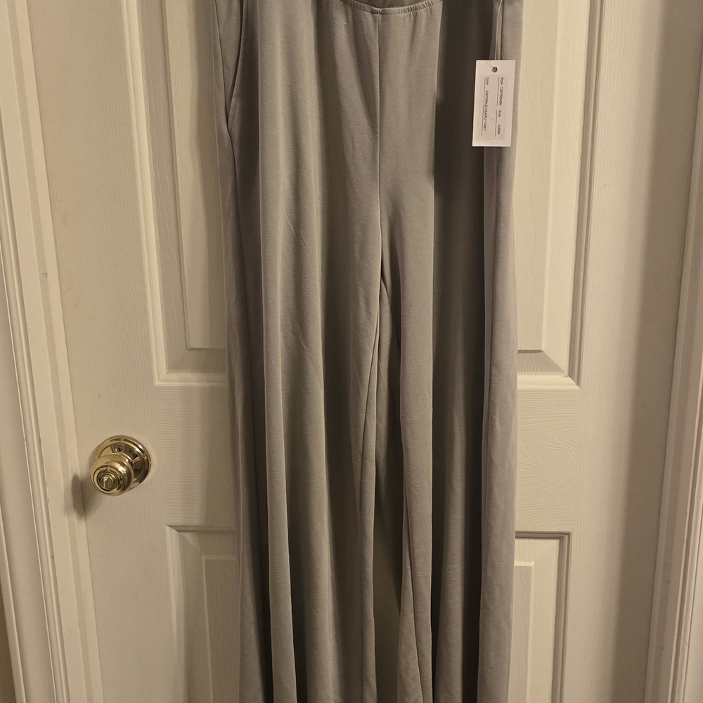 Cable & Gauge Light Gray Wide Leg Pants